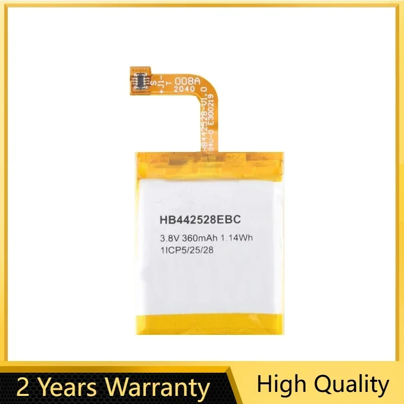 360mAh Replacement Battery HB442528ECW For HUAWEI Watch 1 watch1 HB442528EBC