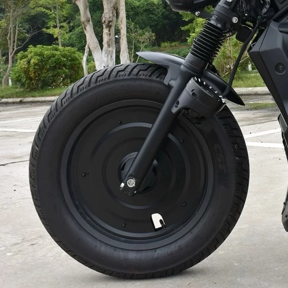Full Cover Wheel Hub Cap Black Fit For honda REBEL 300 REBEL 500 CMX300 CMX500 Stainless Steel Rim Cover