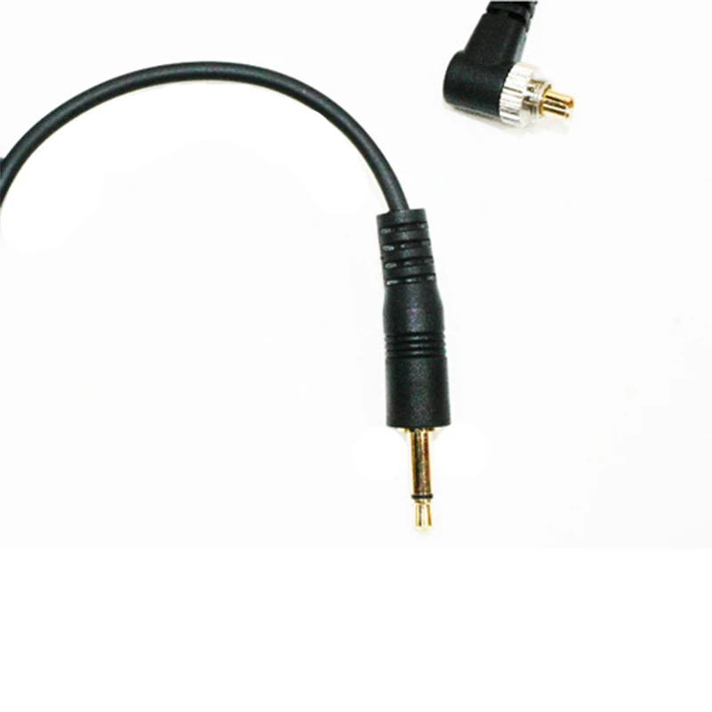 1pcs 2.5mm 2.5mm-남성 플래시 PC 동기화 케이블 코드 길이, 캐논 니콘 소니-플래시 라이트 yongnuo 플래시