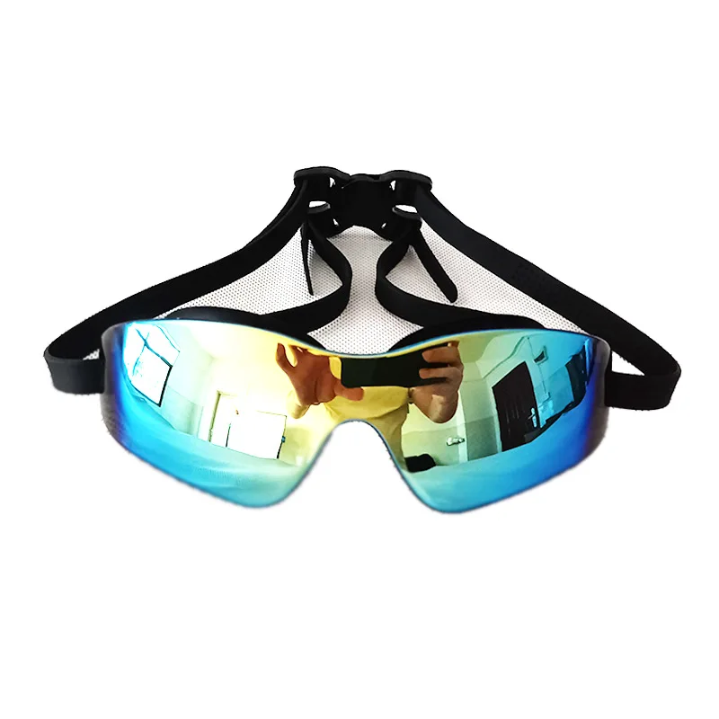 New One Large Frame Swimming Glasses Upgraded Adult Sports High-Definition Anti-Fog Goggles Water Swimming Equipment