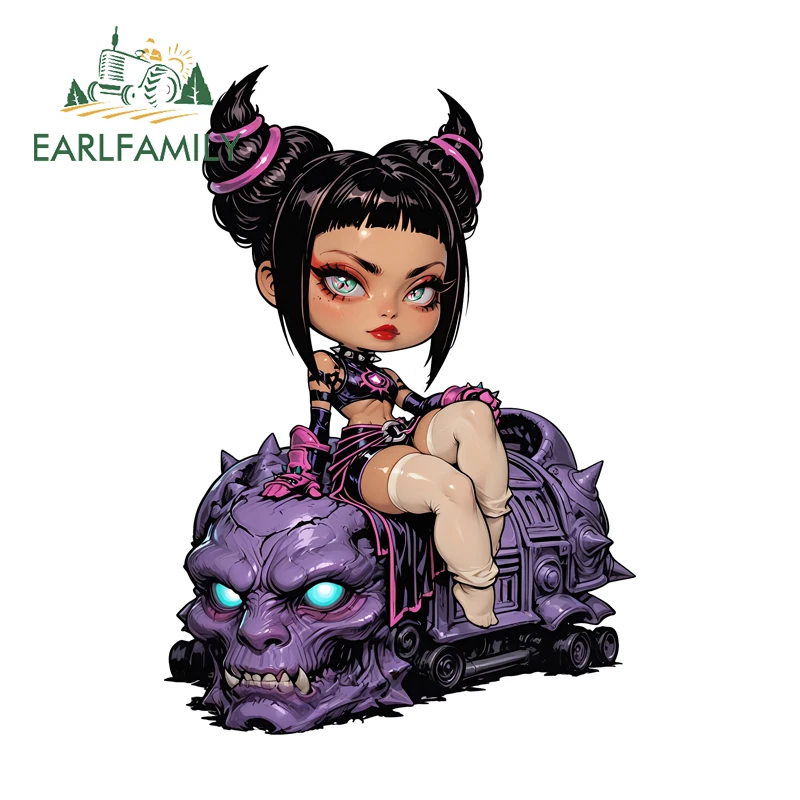 

EARLFAMILY Juri Han Stickers Cool Personality Picture Windshield Bumper Decal Vinyl Auto Racing Accessories Decoration DIY