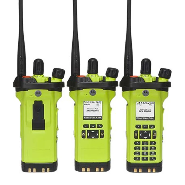 

APX6000xe APX 6000XE APX6000 XE P25 Single Band Firefighters Fire Department Emergency Portable Two Way Radio For