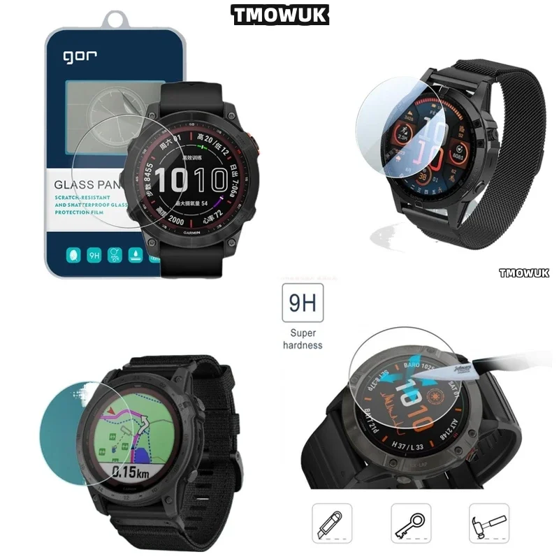 

For Garmin Tactix 7 Pro Tactix7 AMOLED Tactix 8 51mm Tactix8 47mm - High Definition 9H Glass Film