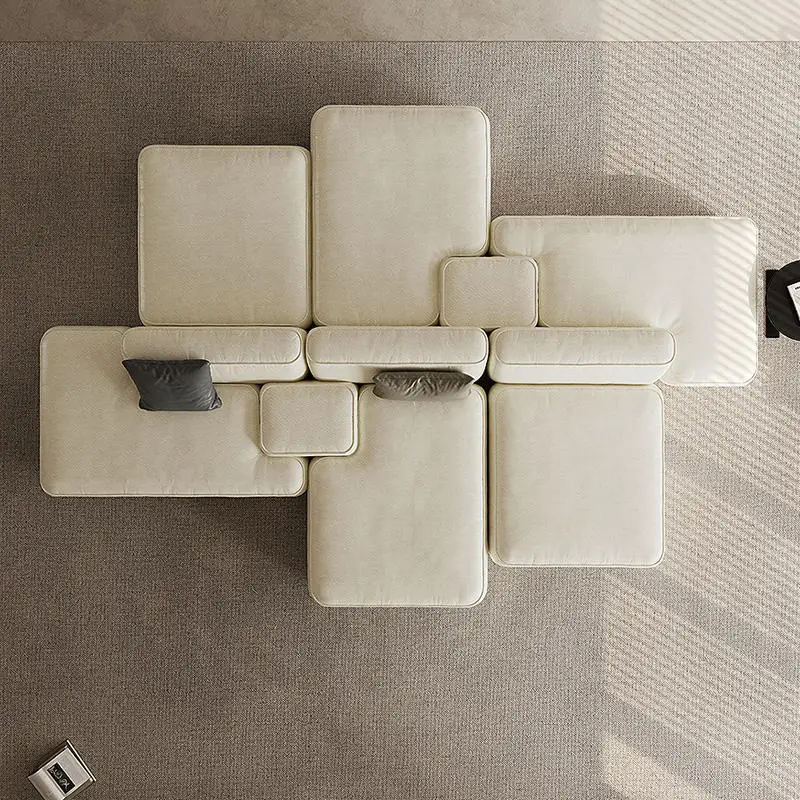 

Nordic Luxury Customize Fabric Soft Upholstery Sectional Couch Modular Sofa Furniture For Home