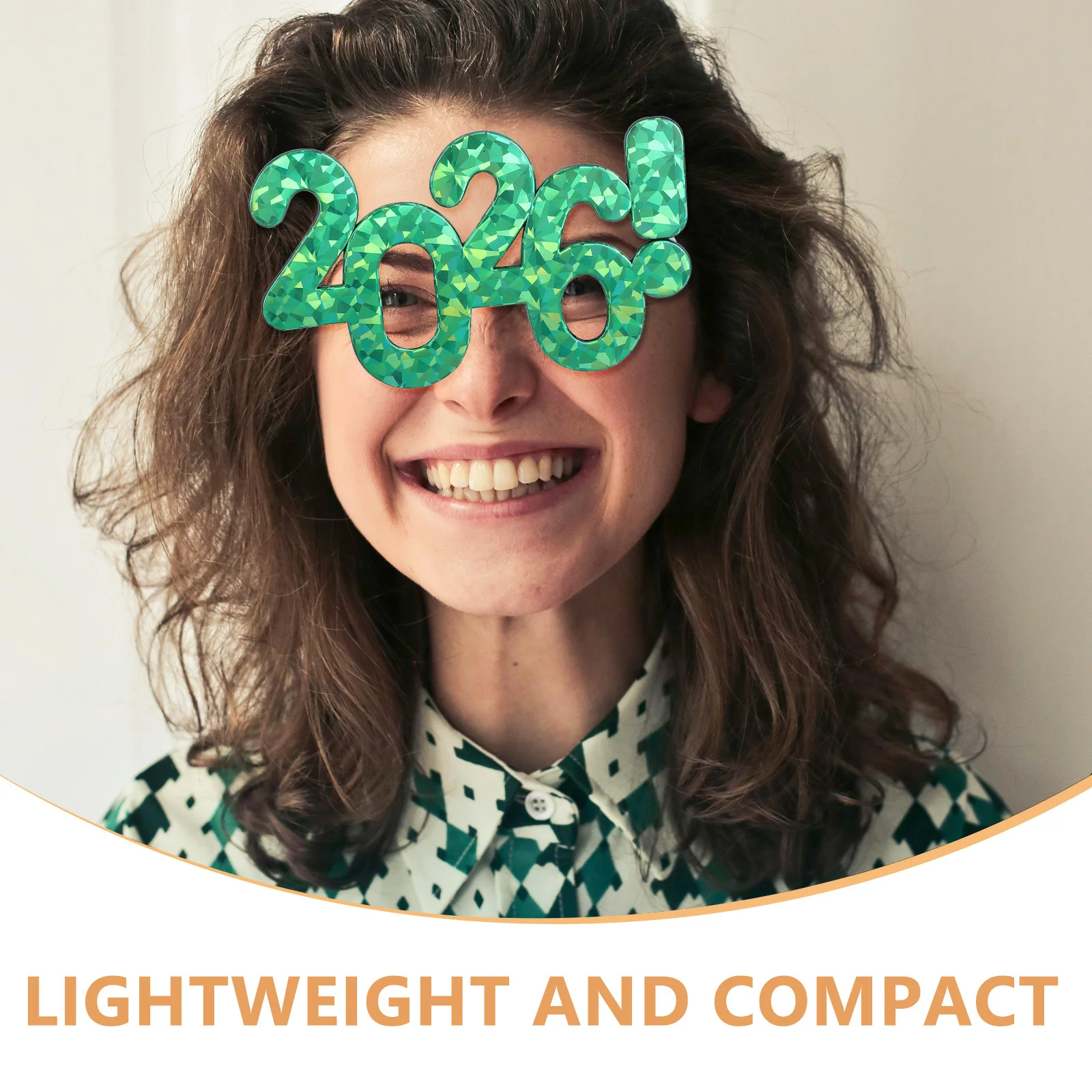 

6Pcs 2026 New Year Party Glasses Retro Graduation Eyewear Lightweight Novelty Sunglasses for Adults Class of 2026 Accessories