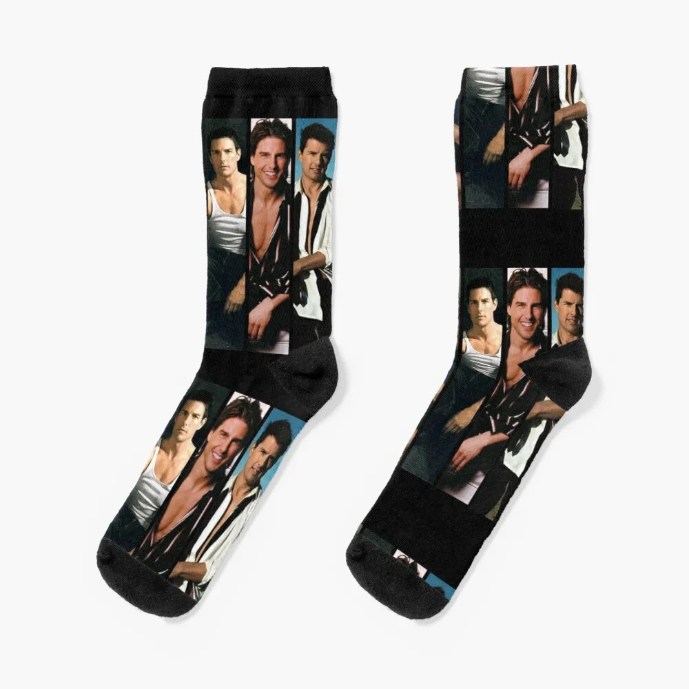 Tom Cruise Collage - Cancer zodiac Socks