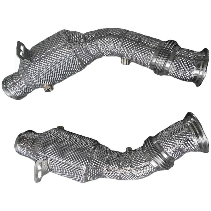 High Performance Downpipe For Mercedes-Benz C43/E43/GLC43 AMG 2016-2022 High flow catted downpipe Exhaust Downpipe