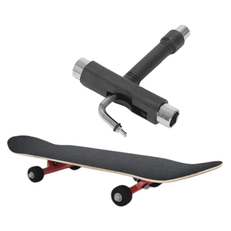 

A0KA Portable Skateboard Roller Skate Tool Многофункциональный гаечный ключ для скейтборда