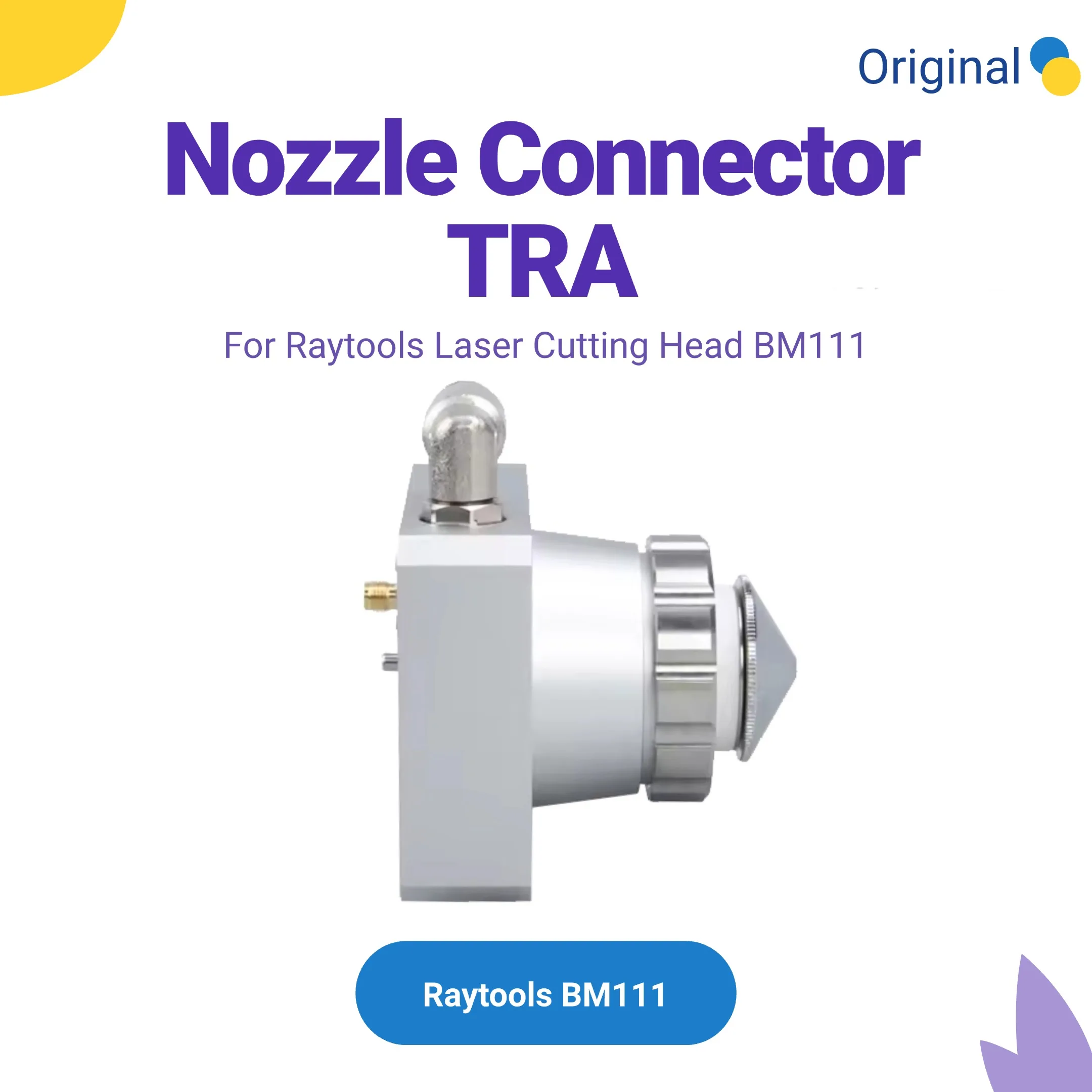 رأس Raytools الأصلي BM111 فوهة موصل TRA 120AG1700B لآلة القطع بليزر الألياف Raytools BM110 BM111