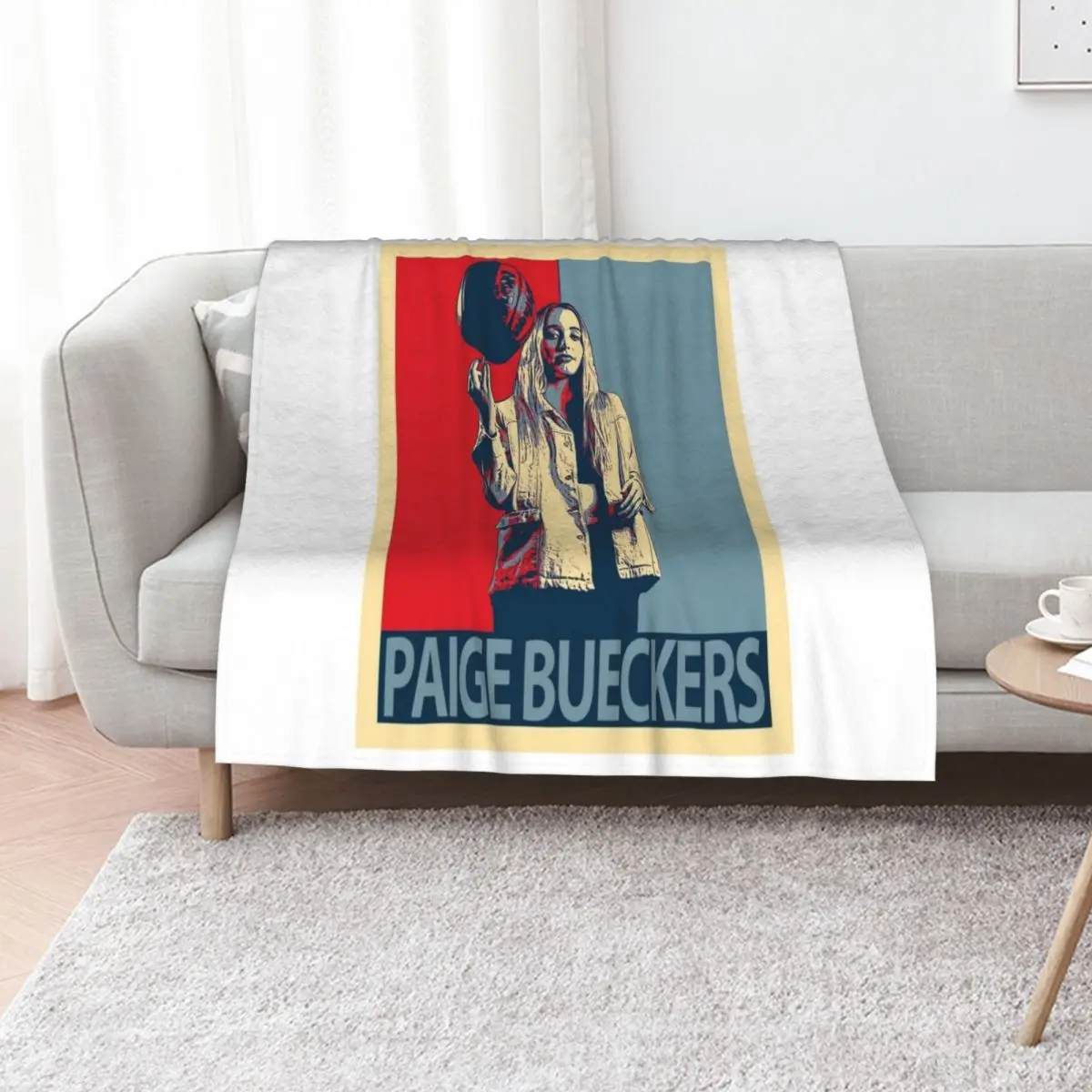 

Paige Bueckers Throw Blanket wednesday Cute Plaid Heavy Travel Blankets