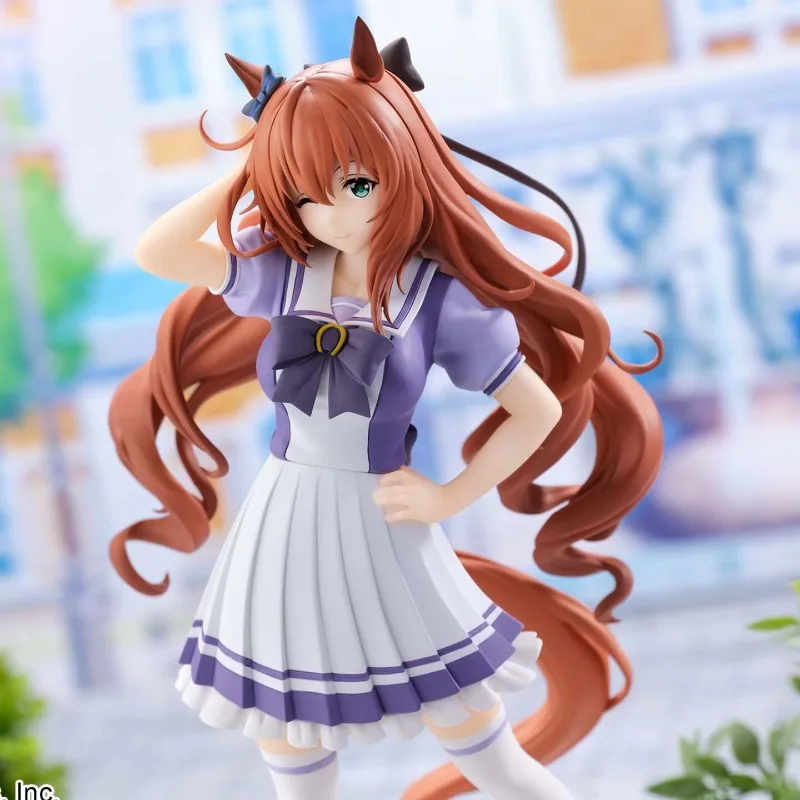 Оригинальные фигурки Bandai из оригинального аниме «Обыкновенное дерево» (Umamusume: Pretty Derby Maruzensky), 18 см, кавайная аниме-девушка, коллекционные модели, игрушечные фигурки