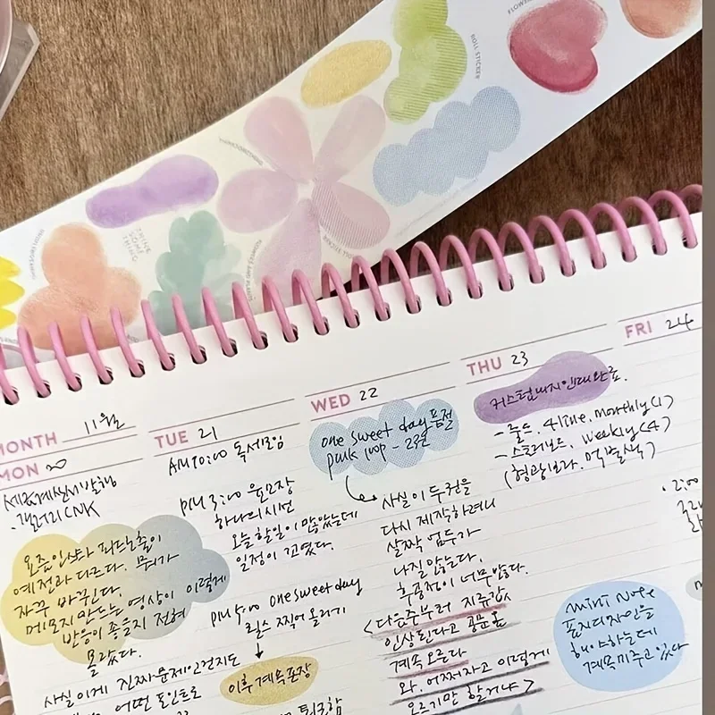 Korean Flower Pull-out Sticky Note  Simple Instagram Style  Sticky Full Sticky Sticky Sticky Sticky Note  DIY Cute Sticker