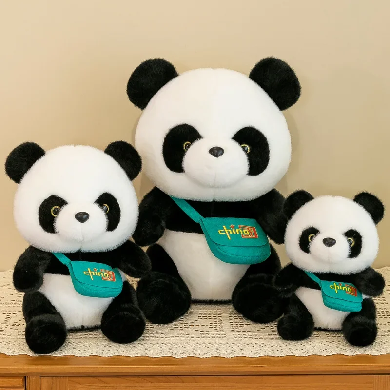 Creatieve Stijl Cartoon Draagtas Chinese Panda Zacht Gevulde Pluche Pop Speelgoed Grote Verjaardag Cadeautjes Voor Vrienden Of Kinderen