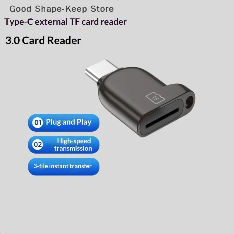 

Mini Portable Type C 3.0 Card Reader USB Flash Drive TF Memory Cardreader for PC Laptop Accessories