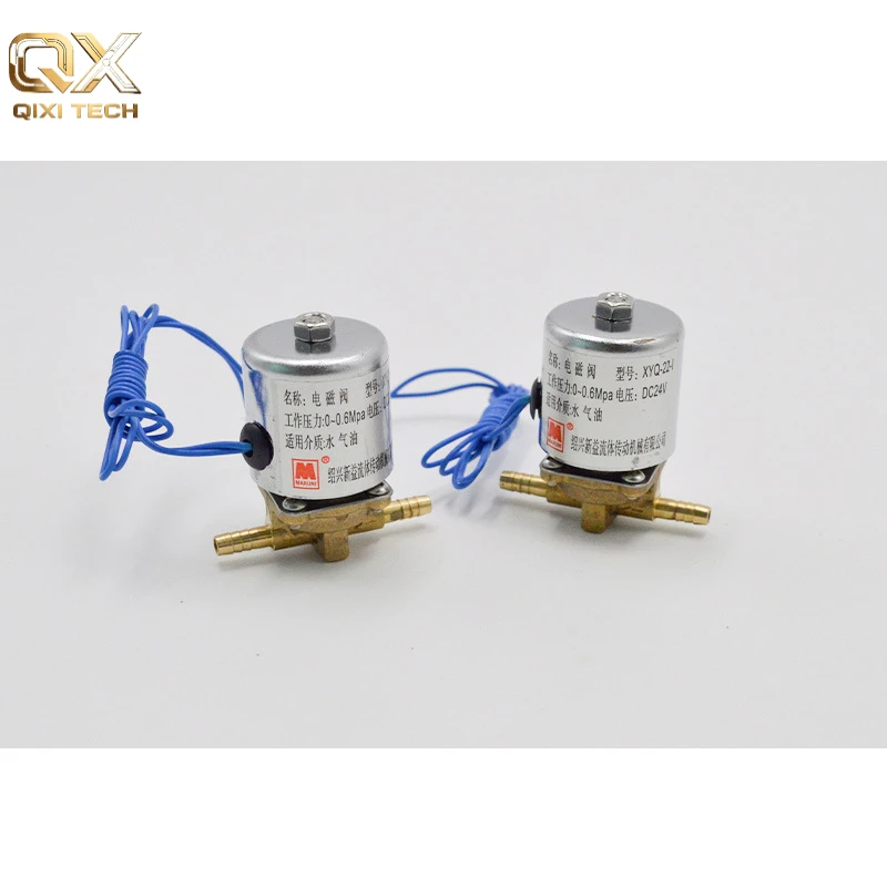 Workstation Spare Parts, AC/DC 24V Electroplated Solenoid Valve, Water & Electric Control Components for Clinic Equipment
