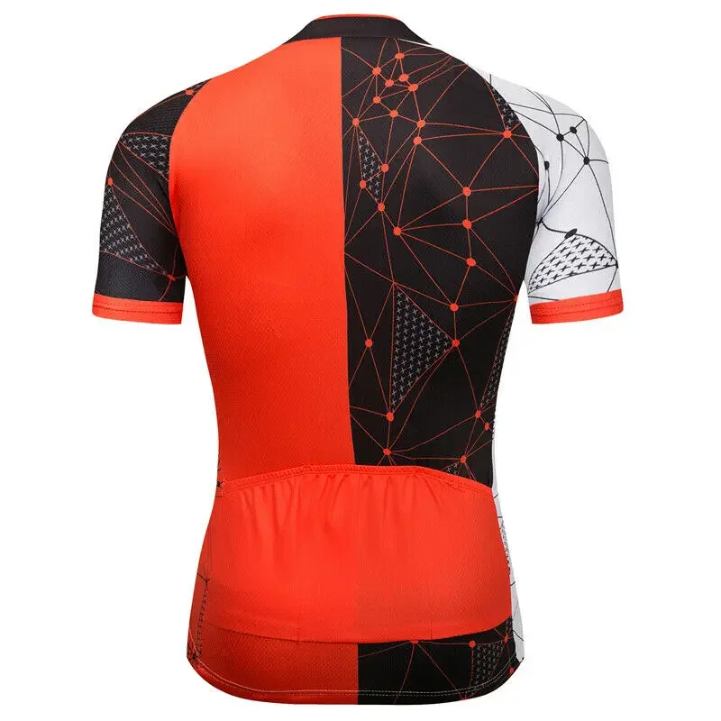 Comfortable Breathable Short Sleeve Racing Jersey New Fashion Custom Sublimated Cycling Apparel Men Professional Bicycle Shirts