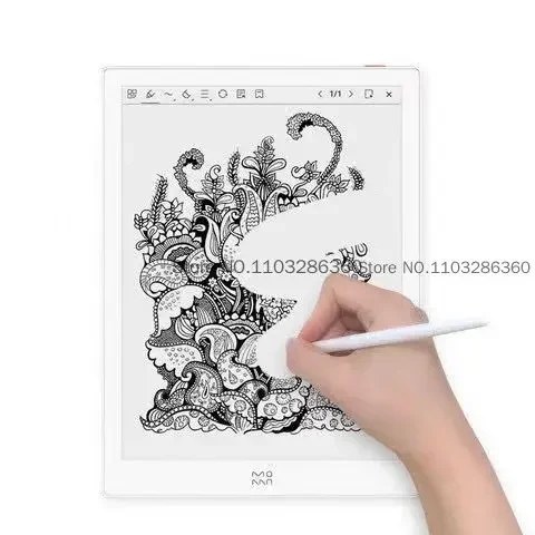 New product  Moaan W7 e-book 10.3 Inch E-ink 300PPI screen tablet ebook ereader Android 8.1 e-lnk smartphone notepad Stylus