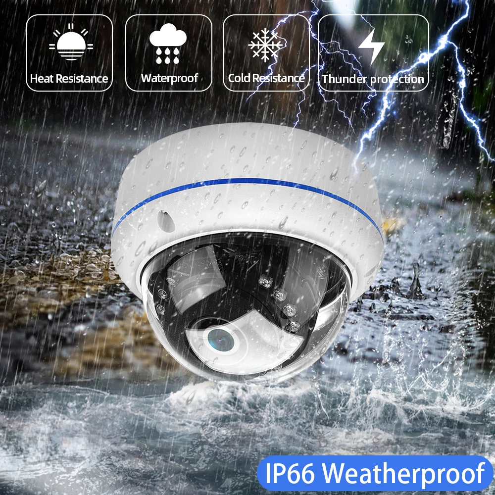 OH.EYES Ultra HD 5MP POE Camera Face Detection Dome Outdoor 5MP 4MP Audio IP Camera IR Night Vision For Surveillance System