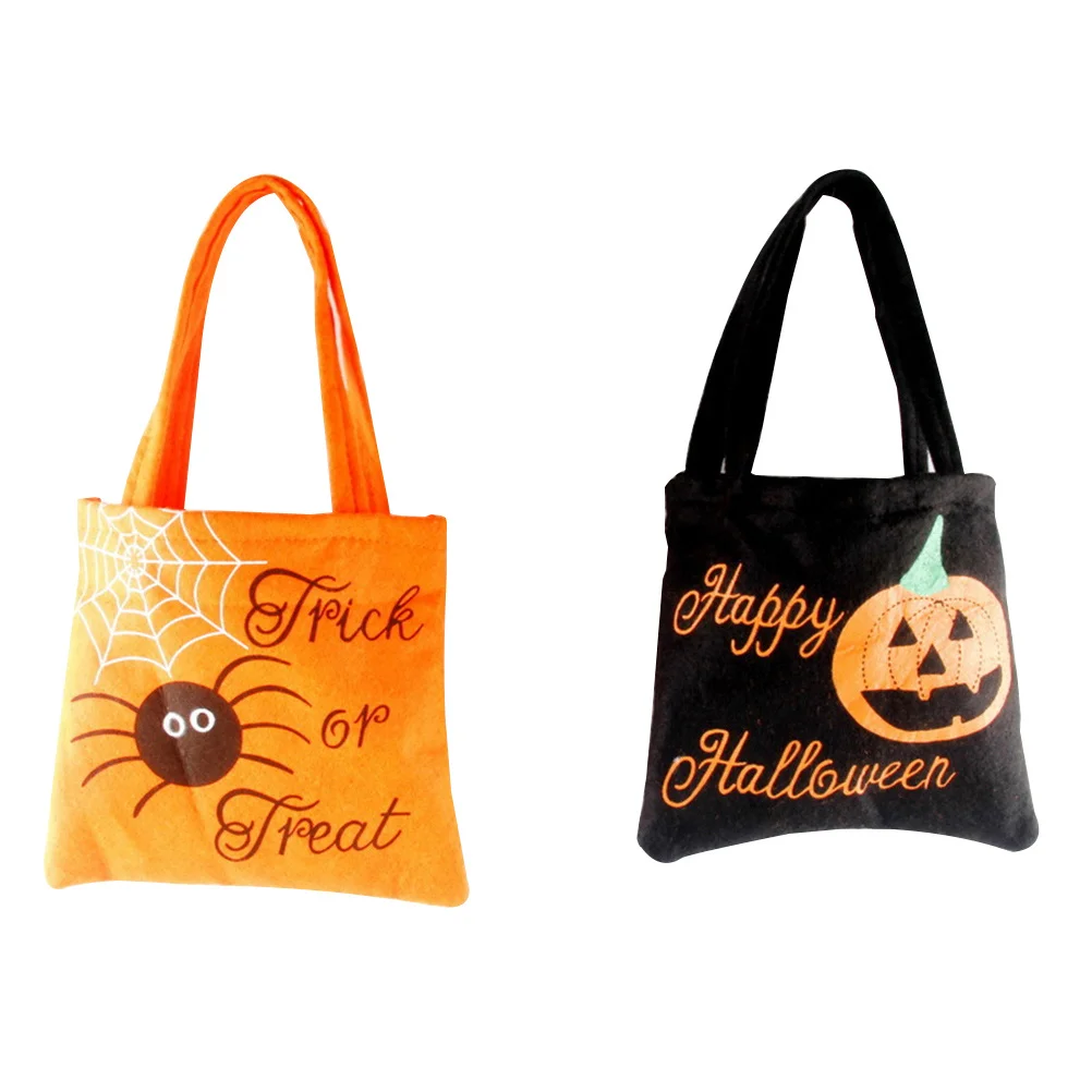 

Candy Tote Halloween Trick or Treat Bags Goodie for Portable Goodies