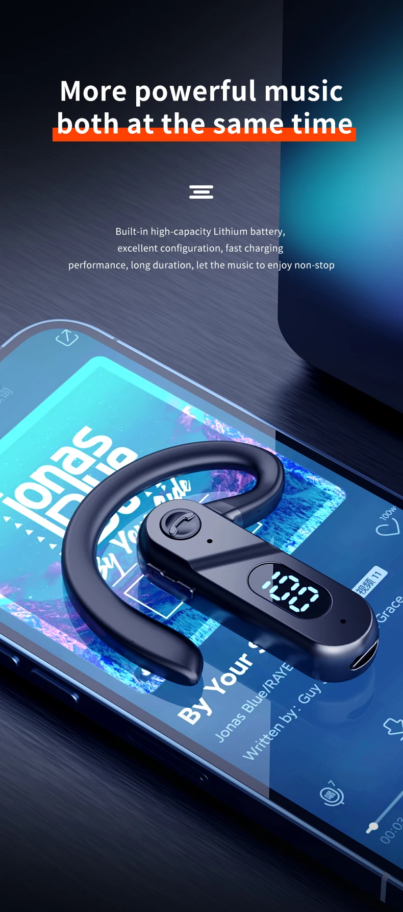 Cuffie Bluetooth v28 modello 5.0 TWS, cuffie intelligenti wireless per telefoni cellulari, adatte per Apple, Samsung, Huawei e altri modelli