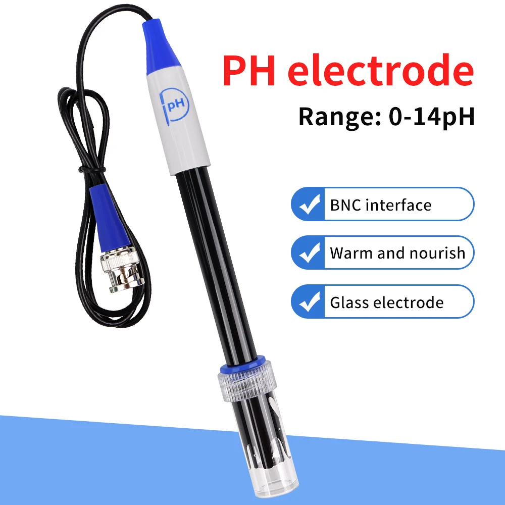 ORP PH Electrode Sensor Probe Factory Laboratory Water Analyzer Oxidation-Reduction Potential Tester PH ORP Probe BNC Connector