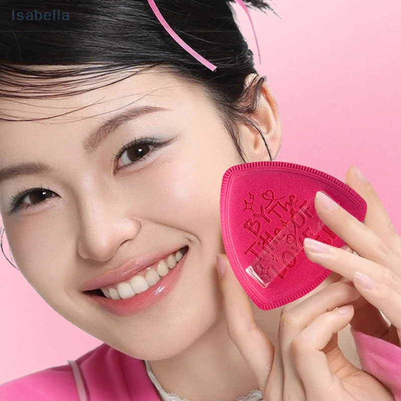 ★★★Soft Triangular Powder Puff, Dry and Wet Dual-Use,Makeup Sponges