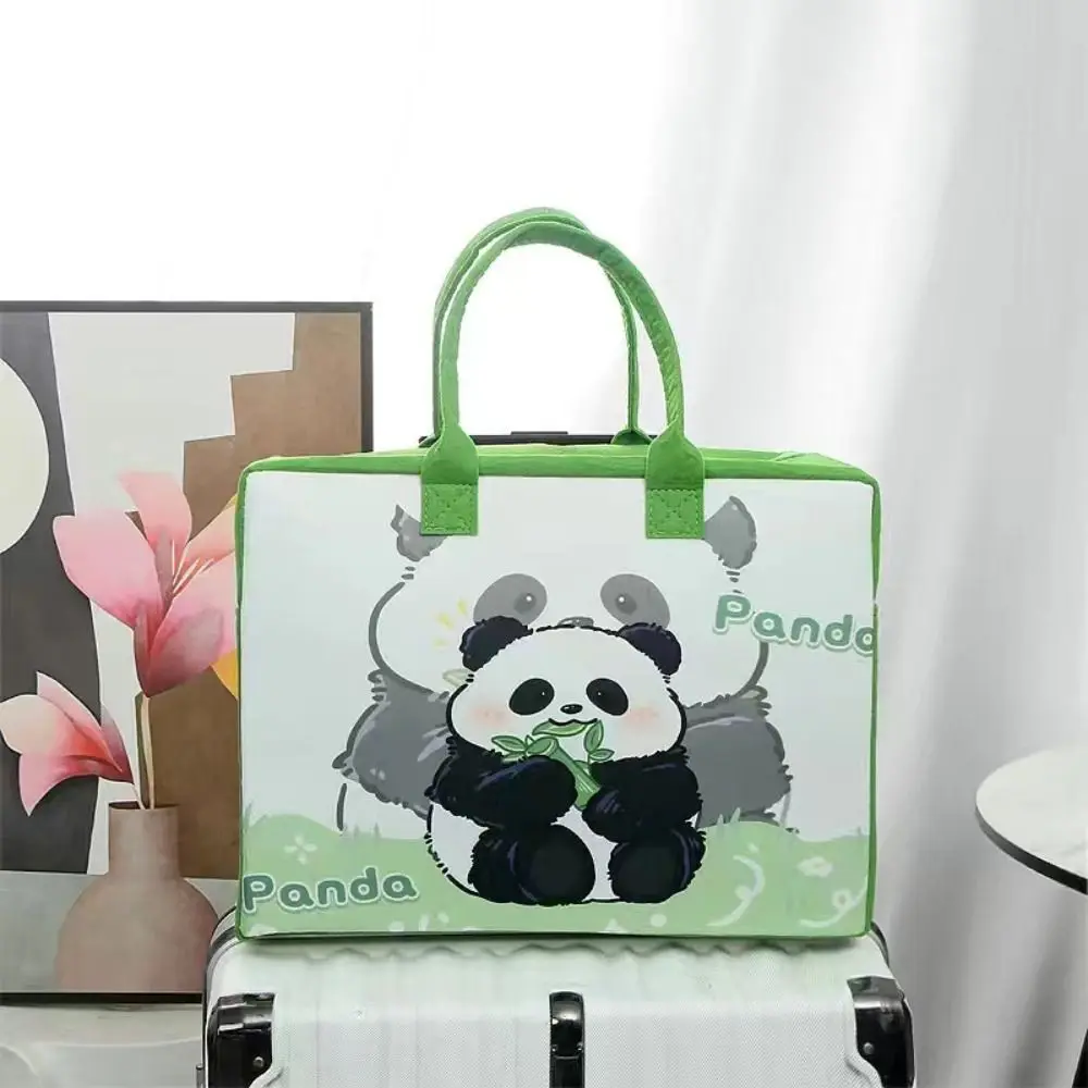 Nuova borsa da viaggio portatile in feltro Capybara, borsa da viaggio di grande capacità, borsa a tracolla Panda, borsa da donna