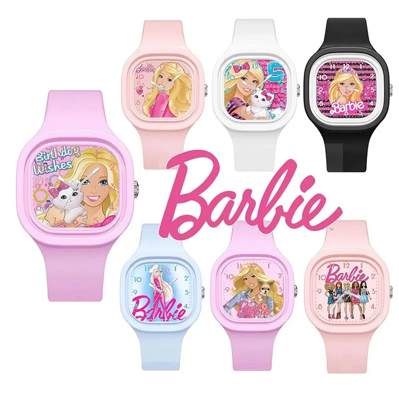 

Disney cartoon character Kawaii Barbie doll silicone fashion trend watch as a birthday and Christmas gift for children