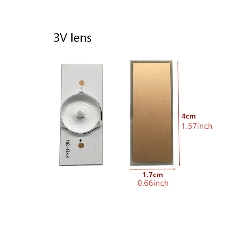 3V 6V SMD Lamp Beads With Optical Lens Fliter Concave mirror lens for 32-75 inch LED TV Repair LED Backlight Strip Accessories