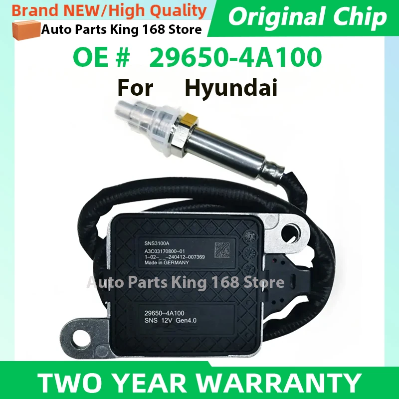 

296504A100 Nitrogen Oxygen NOx Sensor 12V For Hyundai Porter 2 H-100 Kia Bongo 3 2019 SNS3100A AAA2060270000 29650-4A100