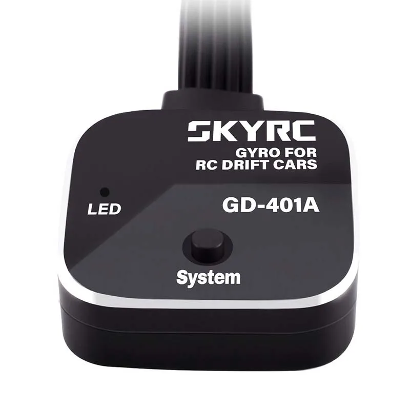 SKYRC GD-401A Drift Car Gyro: 9-speed curve, integrated wiring, one-button setup