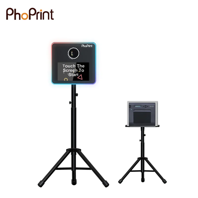 

Phoprint High Quality Dslr Photo Booth Machine With Height Adjustable Photo Booth Stand