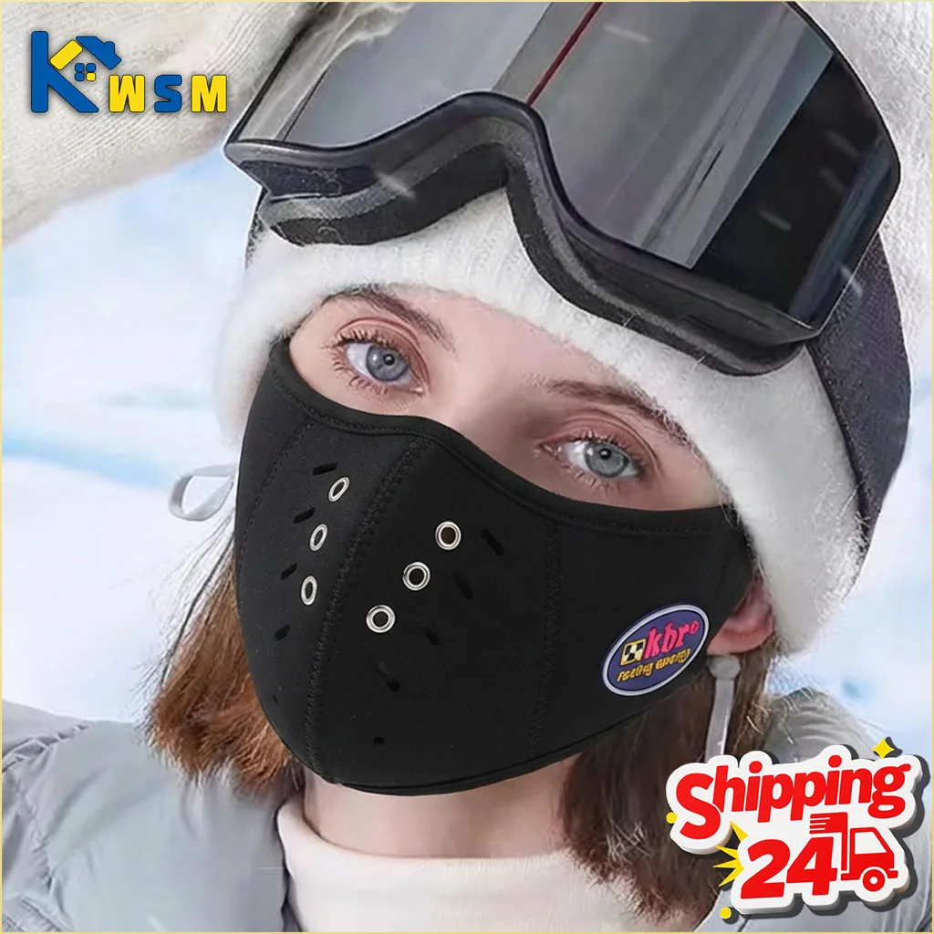 1/3/5PCS Herbst/Winter Radfahren Schutzausrüstung Winddichte warme ohrenbedeckende Gesichtsmaske 2-in-1 Unisex Elektrofahrradzubehör