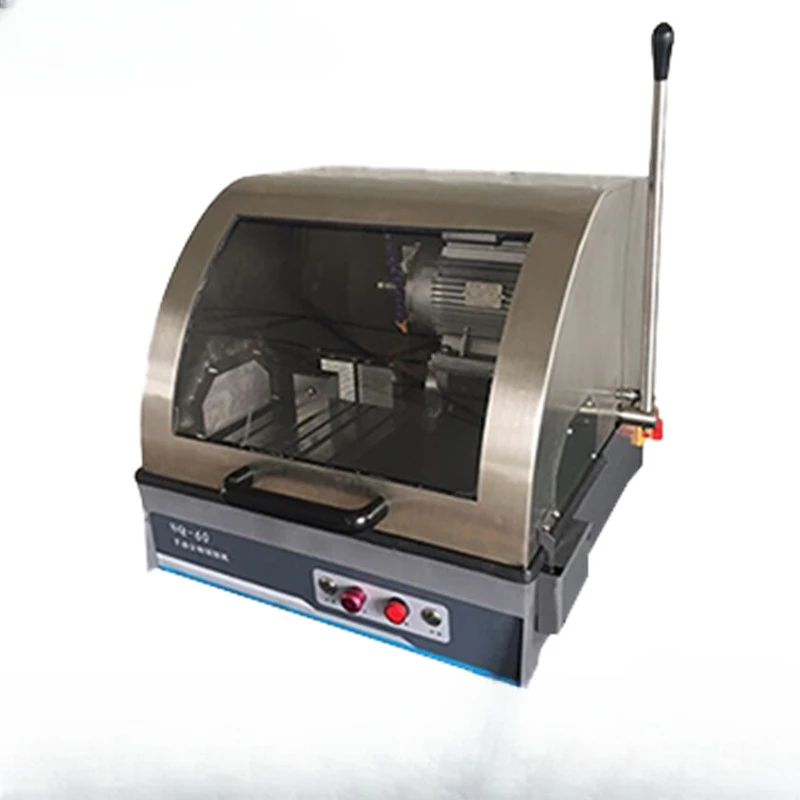 

SQ-60 Manual Metallographic Cutting Machine Fully enclosed cutting machine comes with cooling system and metallographic