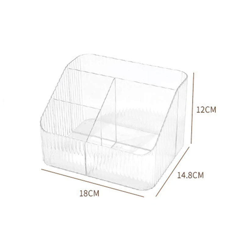 1 Pcs Desktop Storage Box Frame Transparent Simple Storage Rack Ins Style Office Supplies