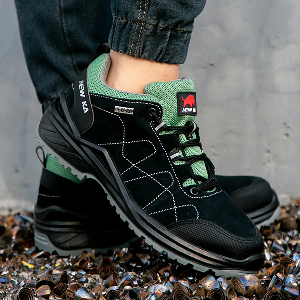 ArmorToe Steel Toe Safety Shoes Anti-Impact Puncture Proof Slip & Odor Resistant Breathable Construction Work Boots #Armor2782