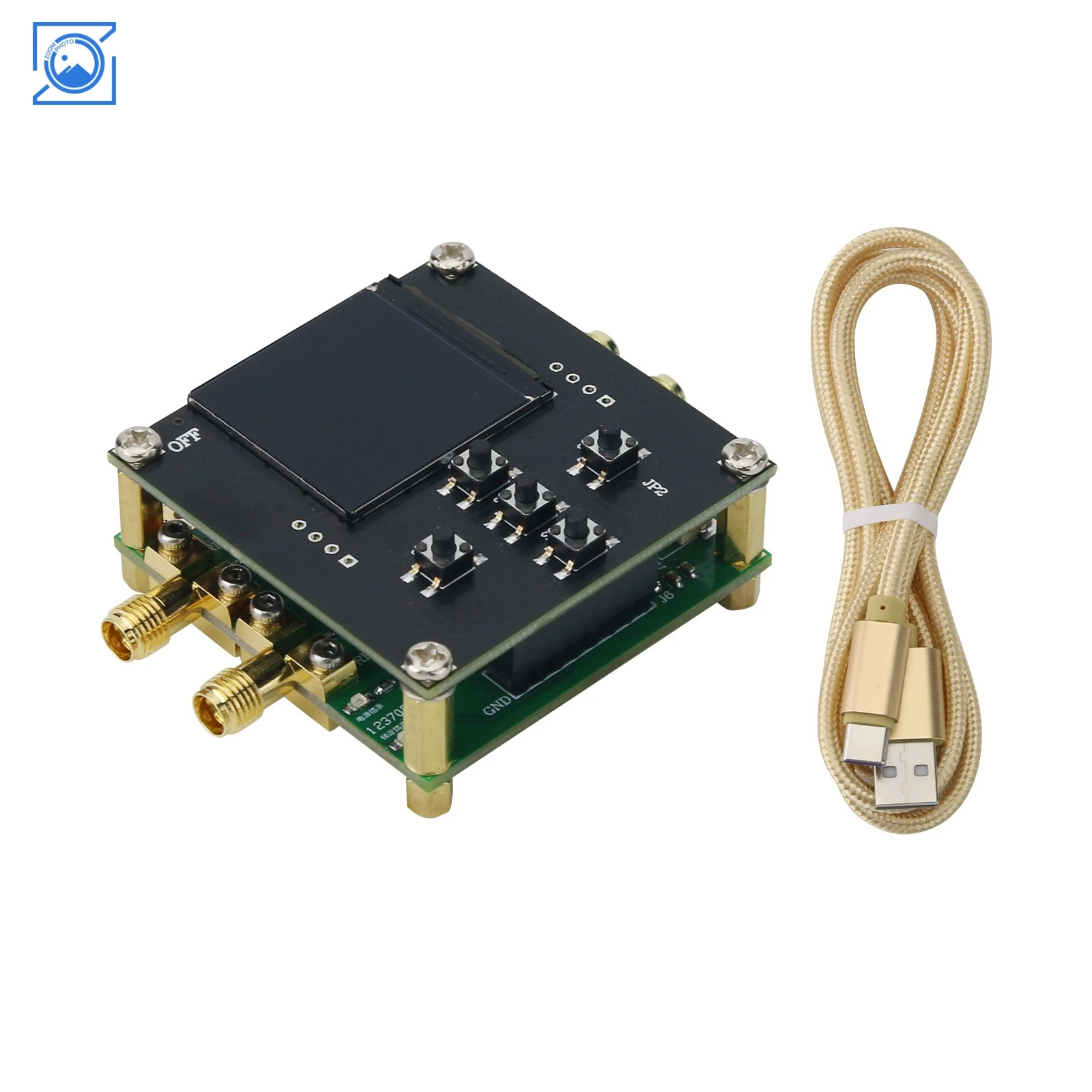 10MHz-19GHz LMX2595 V3 PLL Core Board STM32 Control Board High Frequency Phase Locked Loop with SMA Female Connector
