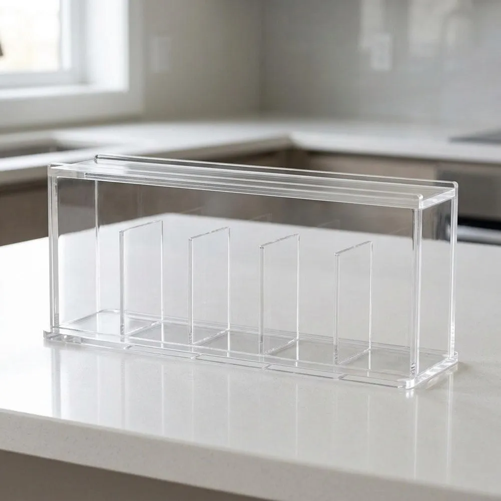 Transparent 10-Slot For Insulin Holder Pill Bottle Storage Rack Organized Storage For Vials Diabetic Care Supplies Storage Box