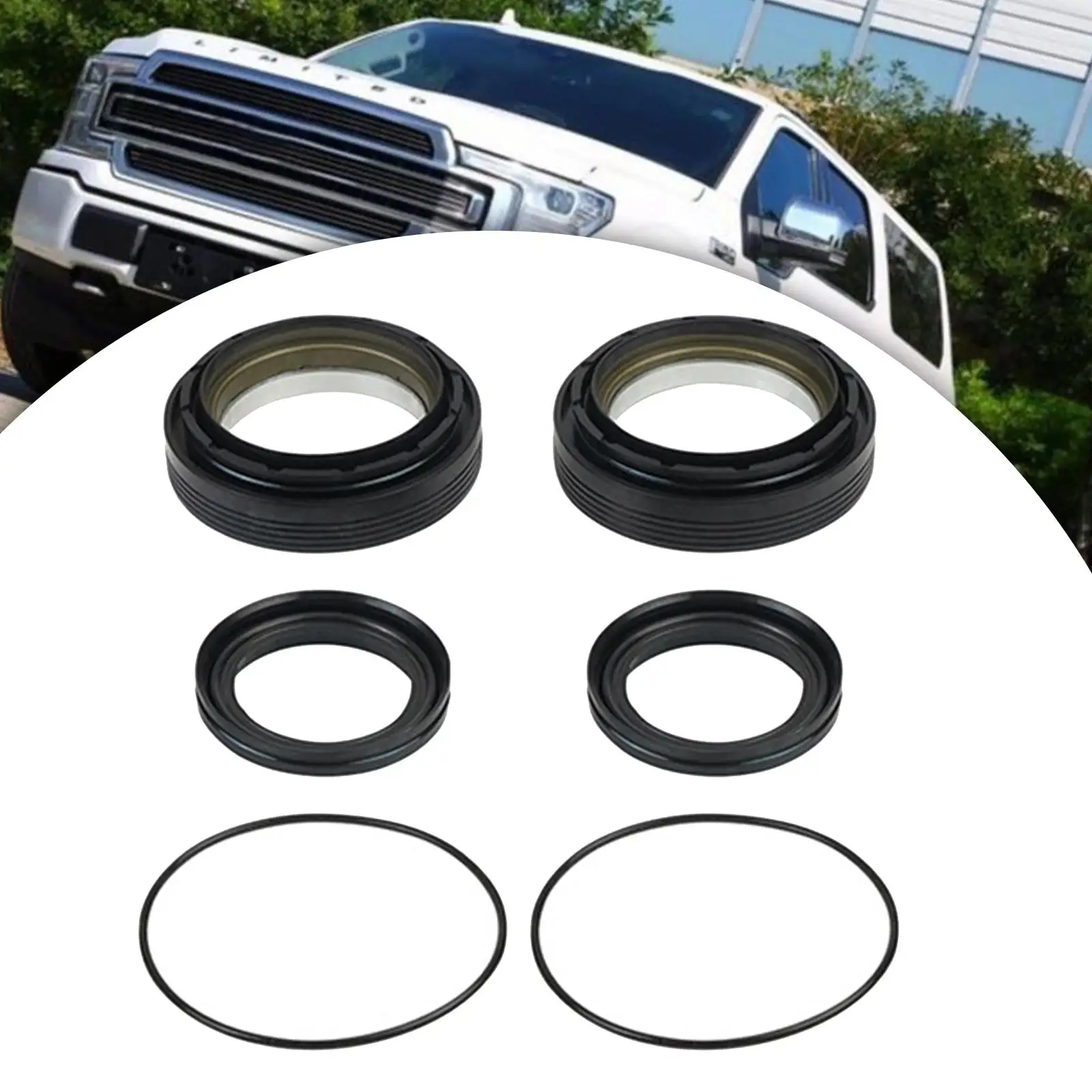 

Front Axle Knuckle Tube Seal Kit Sturdy Replace 50381 for Ford F450 4WD