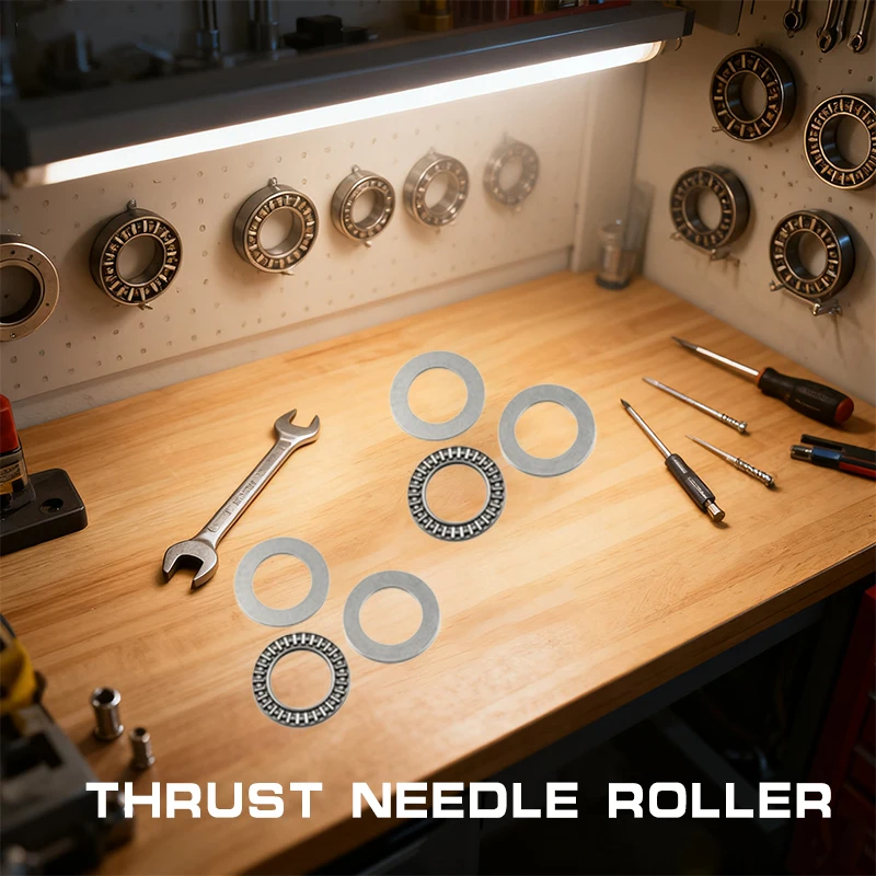 1SET AXK0821 AXK1024 AXK1226 AXK1528 Thrust Needle Flat Roller Bearings With Two Washers Thrust Ball Bearings