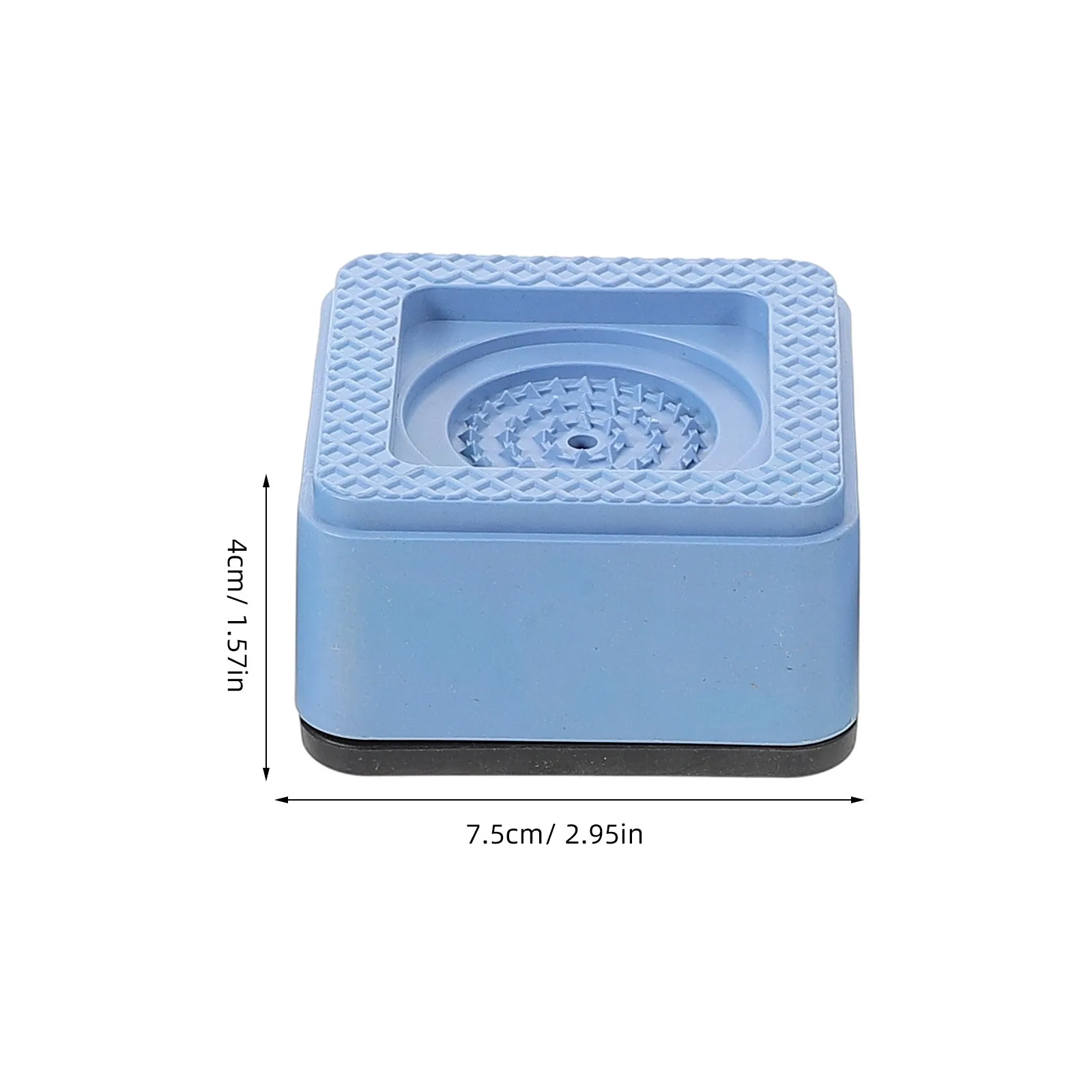 Almofadas estabilizadoras para pés de lavadora, 4 unidades, antivibração, à prova de choque, para máquina de lavar, redução de ruído e proteção de aparelhos