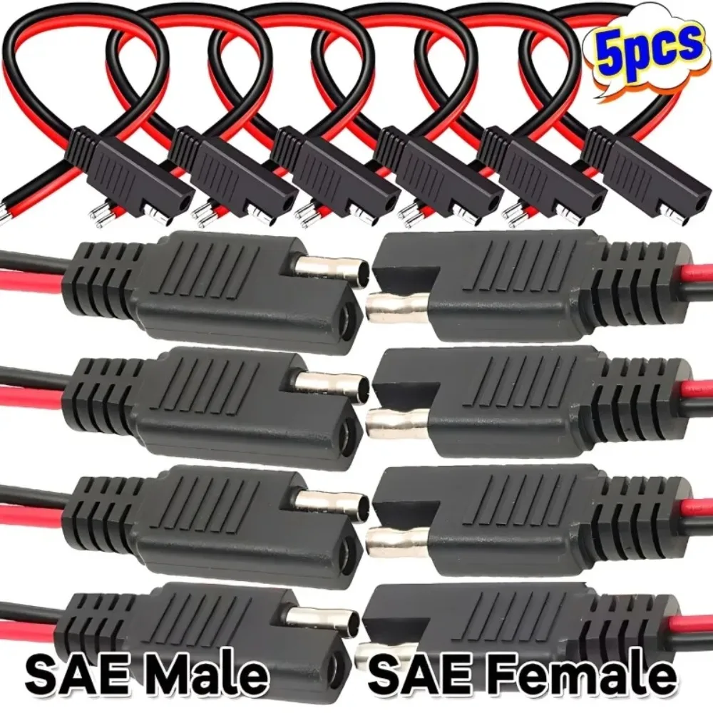 

Automotive Extension Cable Solar Panel Cable Wire SAE Connector Extension Cable SAE Quick Connector Disconnect Plug SAE Power
