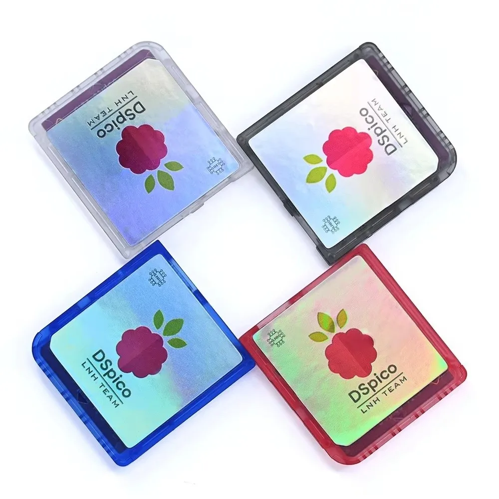 Transparent DSpico Game Reader Open Source with RP2040 MCU Game Reader Injection Molded Open Source Reader for NDS NDSL DSi 3DS