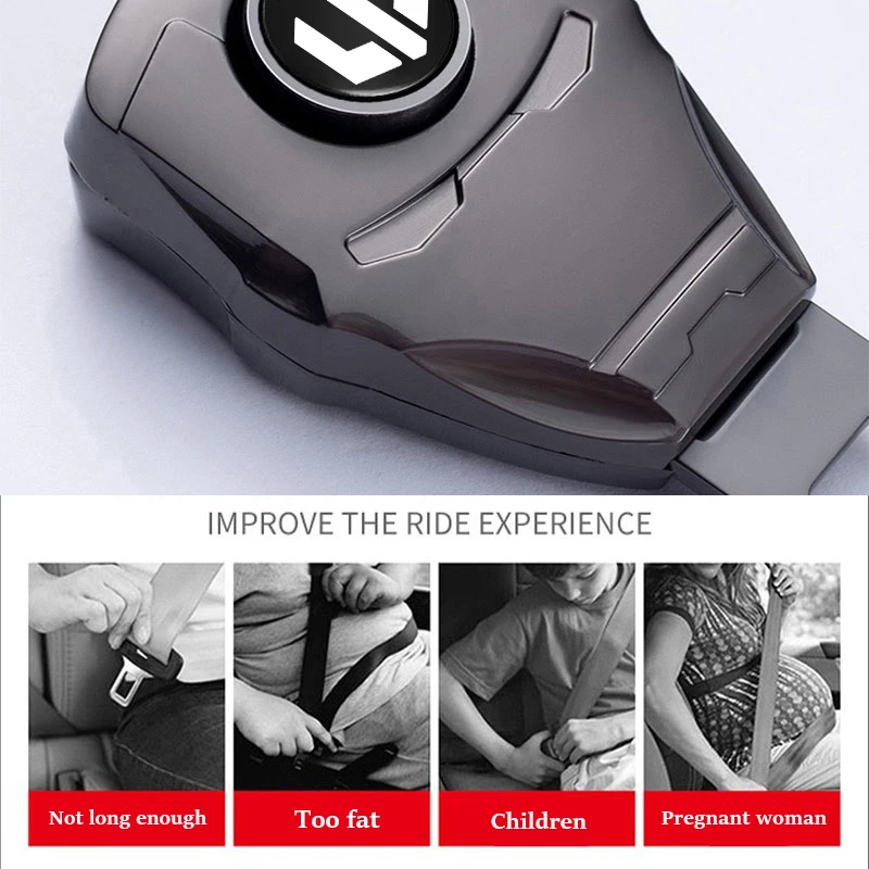 الرجل الحديدي حزام مقعد السيارة مشبك بنقرة واحدة الإصدار حزام الأمان قطع غيار السيارات ل Leapmotor قفزة المحرك T03 S01 C11 C01 Reev الملحقات #5