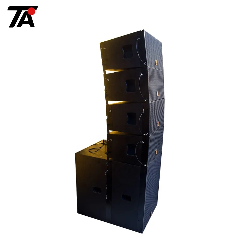 DSP e amplificador integrados ativo Mini alto-falante Line Array de 10 polegadas