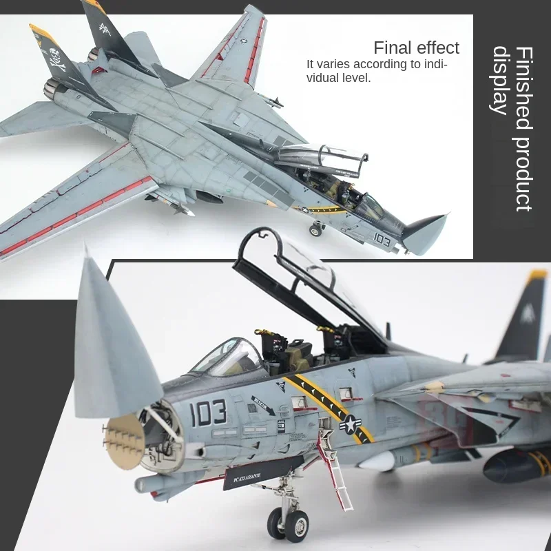 Great Wall hobby L4828 kit de modelo de aeronave montada em plástico US F-14B TOMCAT Fighter 1/48