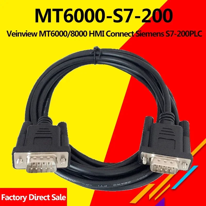 MT6000 MT8000-S7200 Suitable for Weinview MT6071IP MT8072IE Series Touch Panel HMI Connect Siemens S7-200 PLC Data Cable