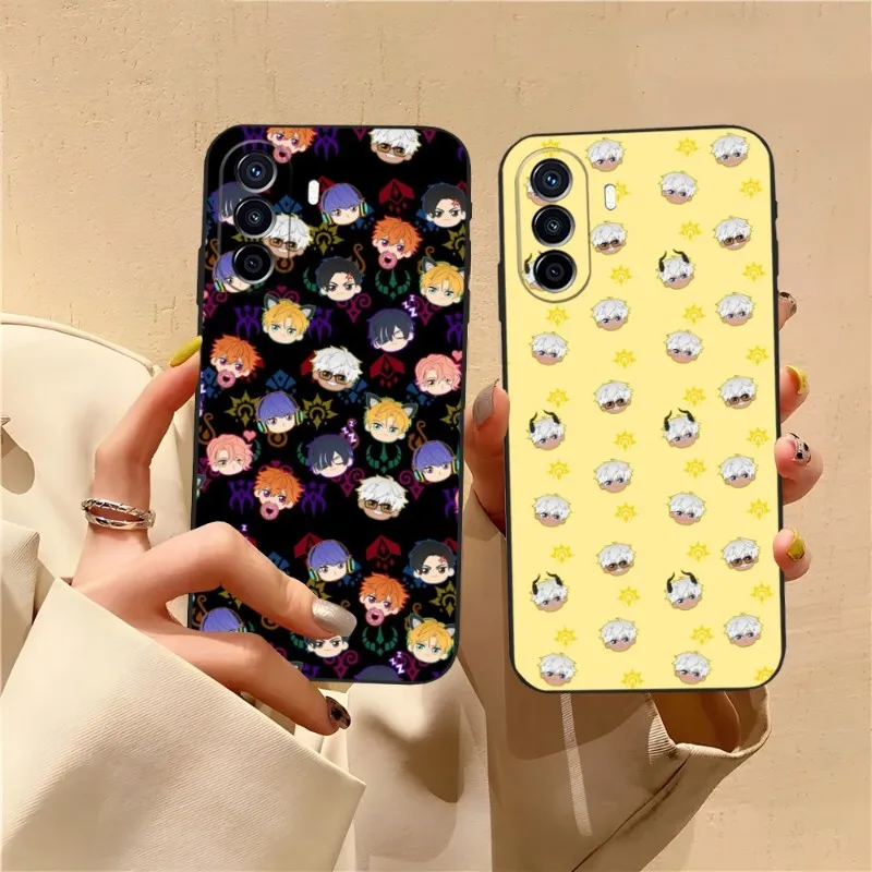 Obeys Me Demon Brothers Pattern Phone Case Funda For Huawei P30 P40 P50 P10 P20 Lite Mate 40 Pro Plus Psmart Z 6 7 5 Back Cover