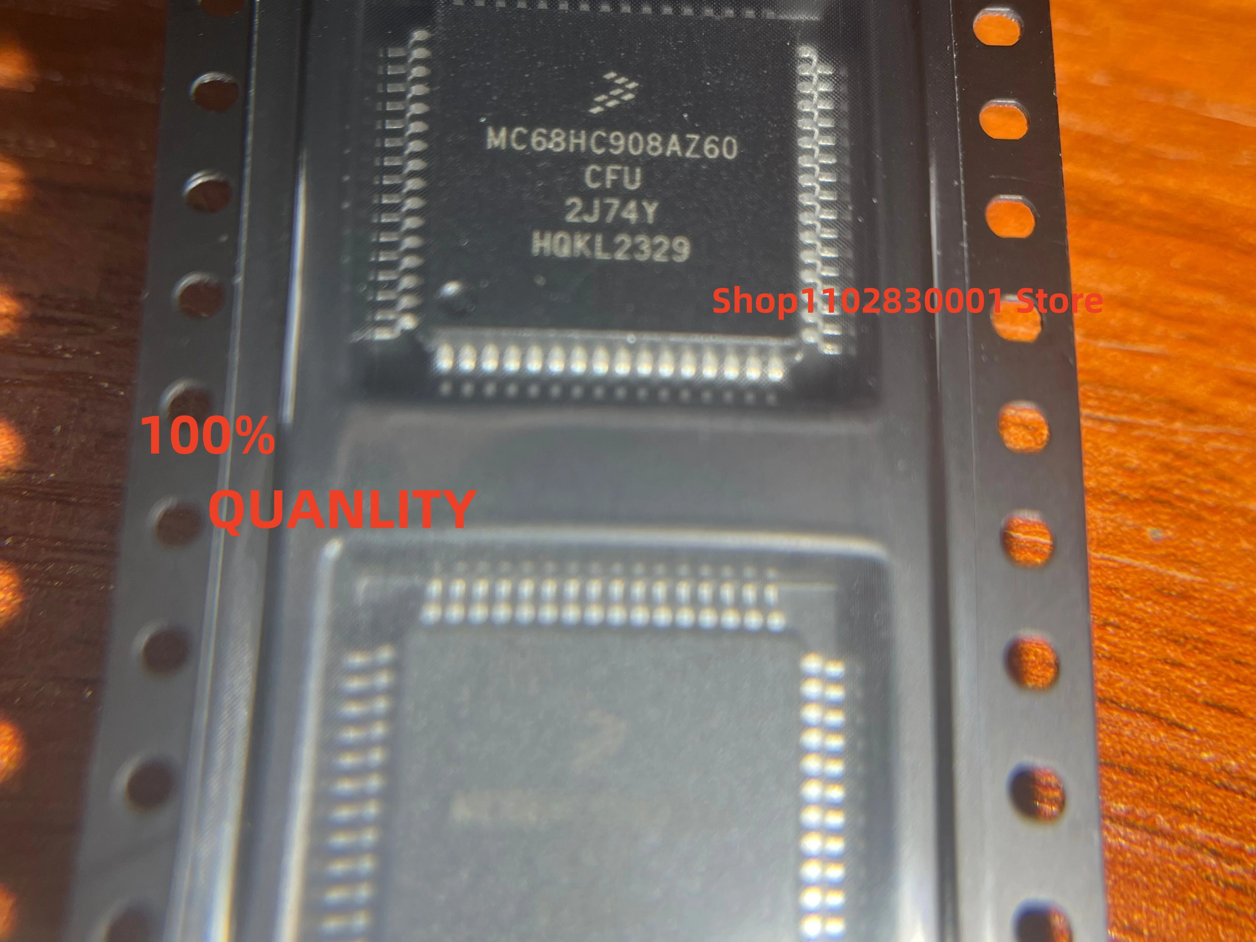 2PCS  New  MC68HC908AZ60 QFP64  MC68HC908AZ60CFU   2J74Y     IN STOCK 100% Good