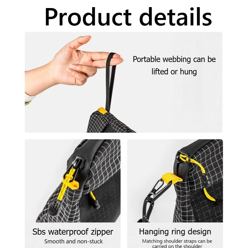 حقيبة Dyneema خفيفة الوزن مقاومة للماء جافة UHMWPE مادة IPX6 مختومة للسباحة والتخييم والمشي لمسافات طويلة على الشاطئ وحماية الإلكترونيات الرياضية